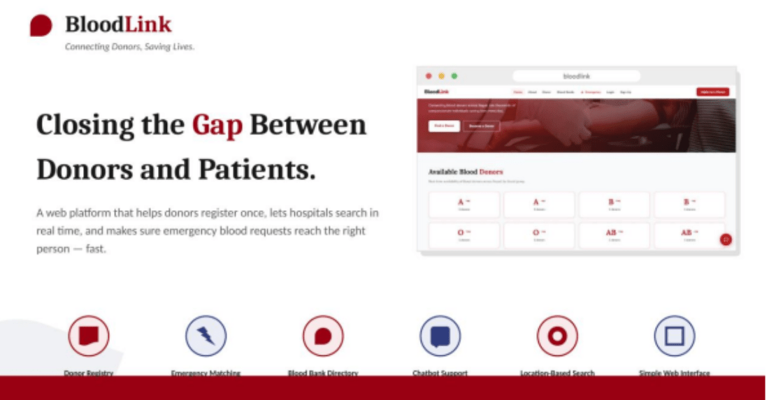 Blood Donation Platform (Smart Emergency System)